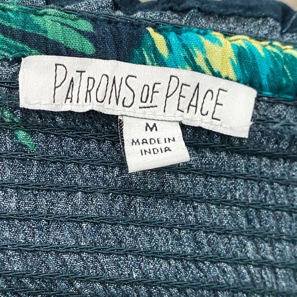 Anthropologie Patrons of Peace Wide Leg Flow Vacation Tropical Pants Size Medium - Picture 5 of 9